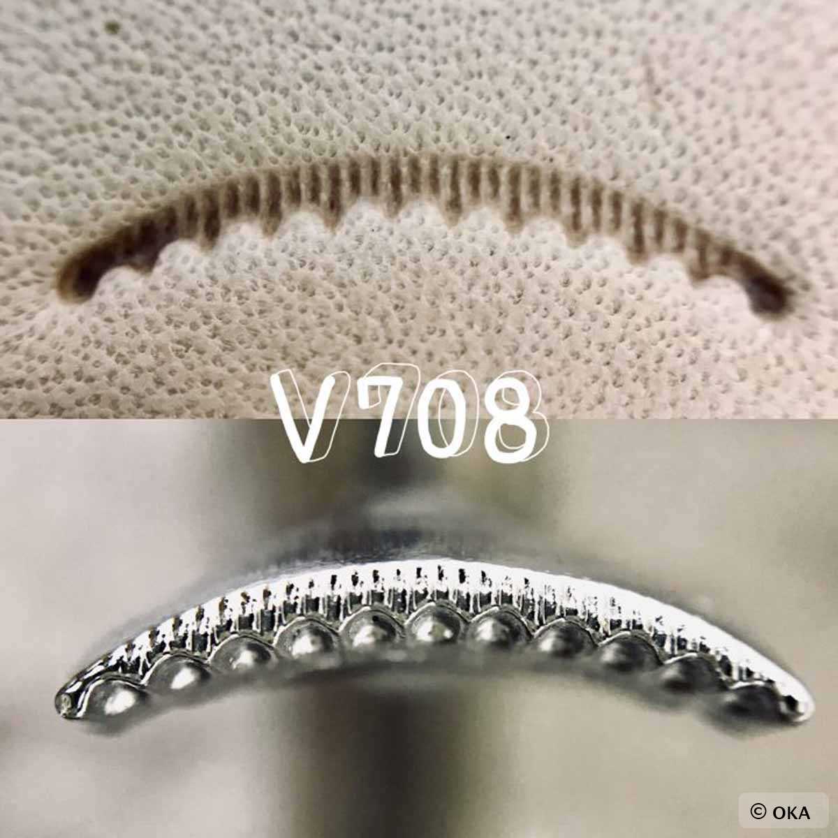 Matoir sur manche Oka avec veiner de 15,5 mm, outil pour modelage en céramique ou sculpture.
