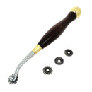 Griffe à molette avec réservoir pour droitiers, outils Vergez Blanchard, molette n°7, 8, 10, 12 visible en détail