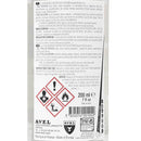 Détacheur cuir et textiles Avel, liquide de 200ml pour l’entretien des cuirs, bouteille avec étiquette.