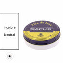 Cirage pâte de luxe incolore Saphir pour l'entretien du cuir, contenant 50 ml, texture riche et soyeuse.