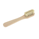 Brosse étaleur en bois Tan Company avec poils en soie synthétique, 16cm, utilisée pour l'entretien du cuir.