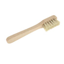 Brosse étaleur en bois Tan Company avec poils en soie synthétique, 16cm, utilisée pour l'entretien du cuir.