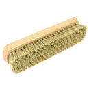 Brosse à reluire en bois Tan Company avec poils en soie synthétique, 18cm, pour l'entretien du cuir, vue de face.