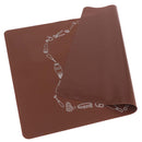 Tapis de protection en silicone Deco Cuir pour colles de cuir, surface antiadhésive et résistante à la chaleur.