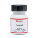 Peinture acrylique pour cuir Angelus, teinte neutre 29,5 ml, peinture standard pour restauration et customisation de cuir.