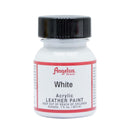 Peinture acrylique pour cuir Angelus blanc standard 005, peinture pour personnaliser et restaurer le cuir.