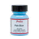 Peinture cuir acrylique Angelus Pale Blue 29,5 ml, teinture pour cuir, tube de peinture bleue claire.