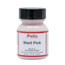 Peinture cuir acrylique Angelus Shell Pink, teinture pour cuir, 29,5 ml, couleur rose clair.