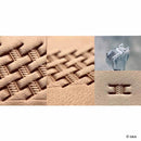 Matoir sur manche Oka, outil en basketweave fagot biais pour travaux manuels ou couture.