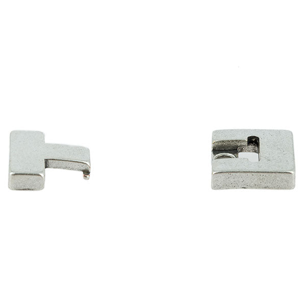 Fermoir bijou ISA aimanté en laçet plat, création de bijoux, finition métallique élégante, pour bracelet ou collier.