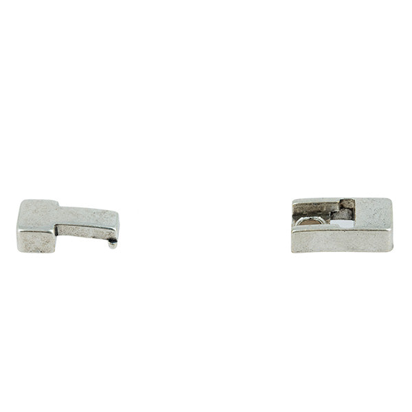 Fermoir bijou ISA aimanté en laçet plat, création de bijoux, finition élégante pour accessoires de mode.