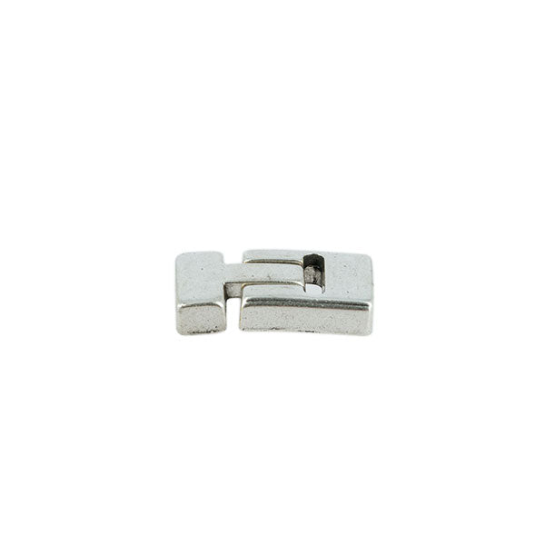 Fermoir bijou ISA aimanté pour lacet plat, création de bijoux, en métal avec mécanisme magnétique, illustration de la fermeture.