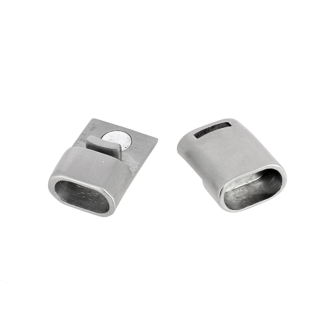 Fermoir bijou pour lacet plat 12mm Régaliz ADÈLE, création bijoux en métal doré, pour lacet de 12mm, finition élégante.