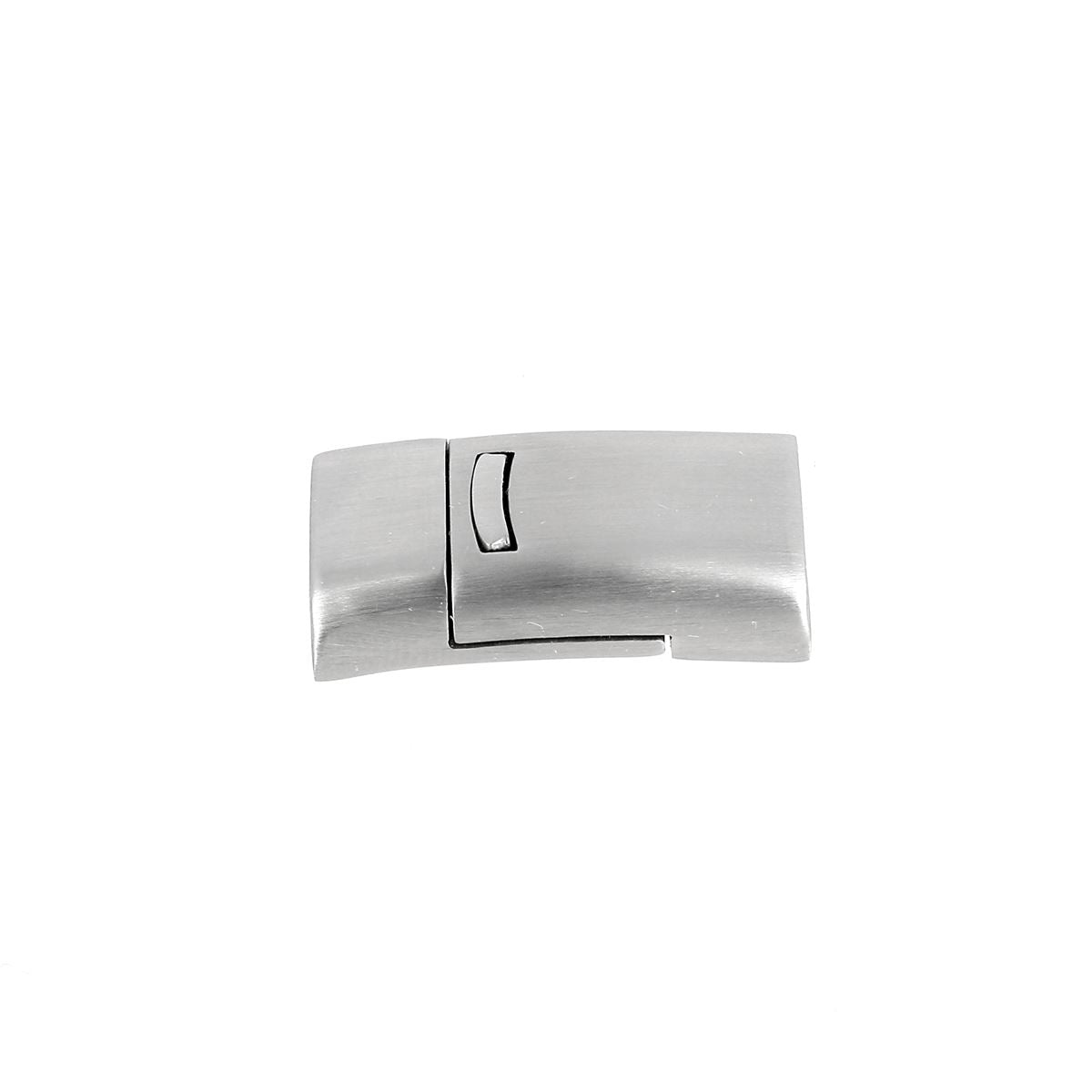 Fermoir bijou pour lacet plat 12mm Regaliz ADÈLE, création de bijoux, en métal avec finition élégante, pour lacets de bijoux.