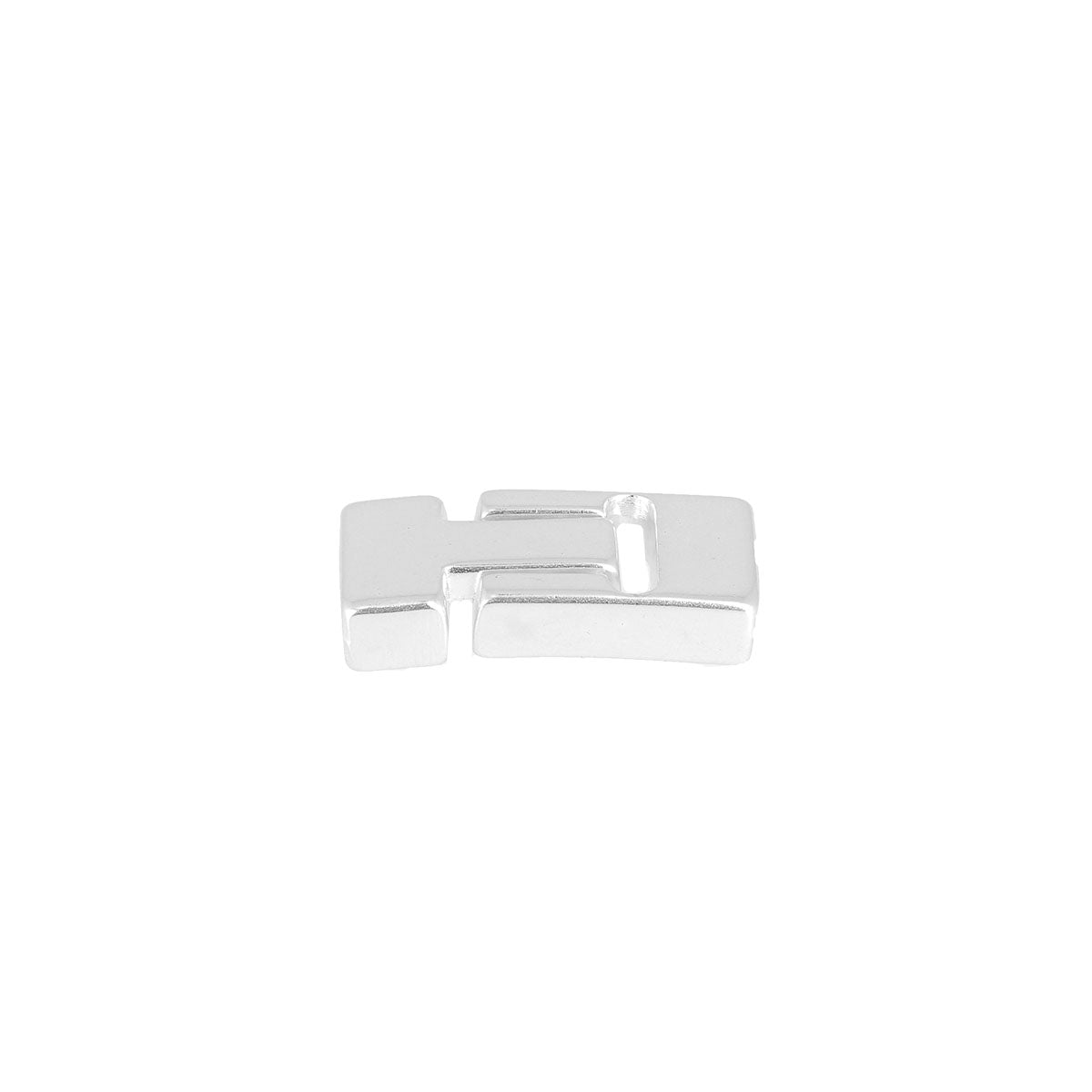 Fermoir bijou ISA aimanté en laçet plat, création de bijoux, finition élégante pour accessoires raffinés.