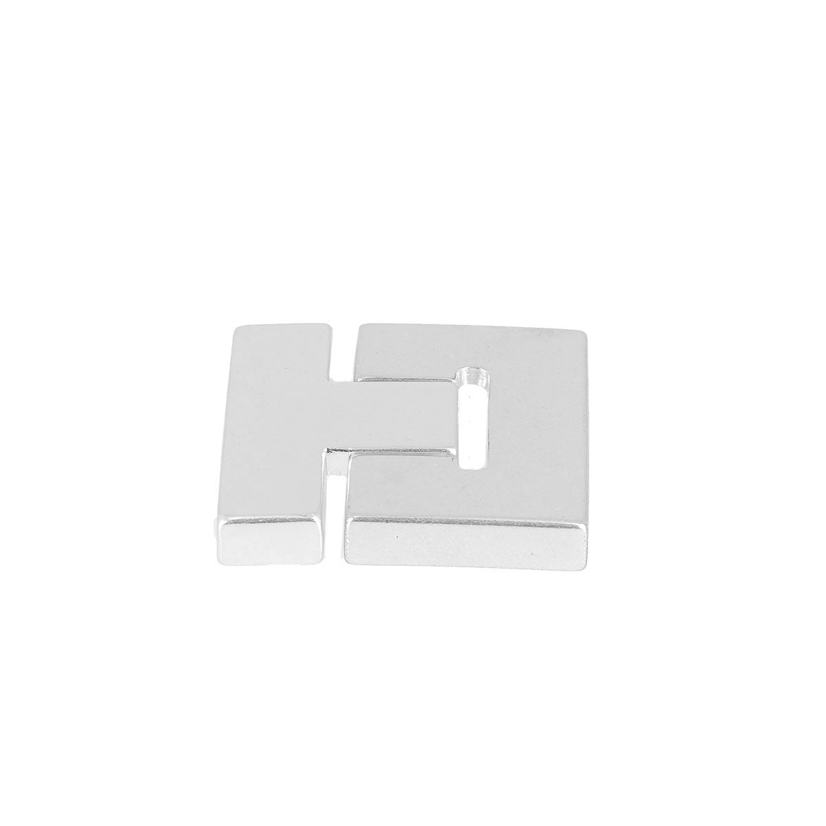 Fermoir bijou ISA aimanté pour lacet plat, création de bijoux, finition élégante et pratique, en métal, image montrant le fermoir ouvert