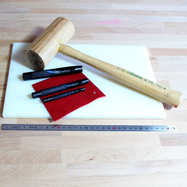 Billot de découpe en ERTALON 300x200 mm, épaisseur 10 mm, outil de découpe robuste pour artisans, marque Deco Cuir