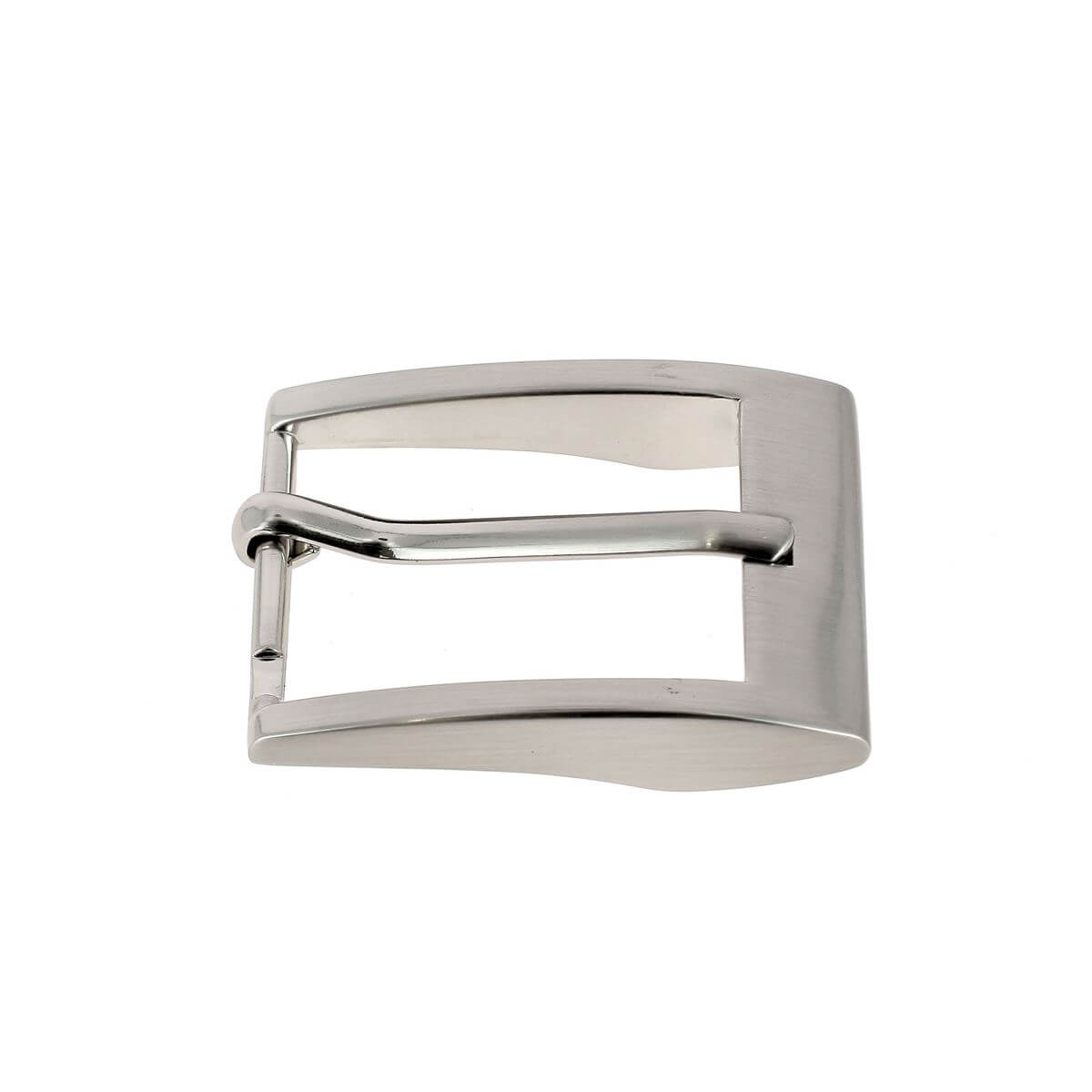 Boucle de ceinture ÉLI en nickel satiné, 30 mm, boucle de ceinture élégante pour accessoires de mode.