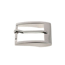 Boucle de ceinture ÉLI en nickel satiné, 30 mm, boucle de ceinture élégante pour accessoires de mode.
