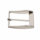 Boucle de ceinture ÉLI en nickel satiné, boucle de 40 mm, pour ceinture élégante et robuste.