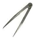 Compas simple à pointe sèche de 150 mm, outil de dessin de précision, utilisé en géométrie et artisanat.