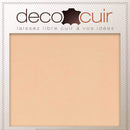 Peau entière de cuir de basane naturelle France, texture lisse et souple, échantillon de cuir pour artisanat ou fabrication.
