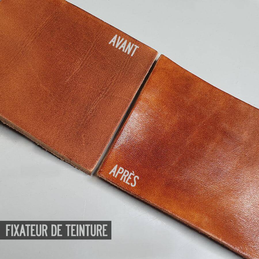 Durcisseur pour finition de cuir Deco Cuir, fixatif durcisseur pour renforcer et protéger la surface en cuir.