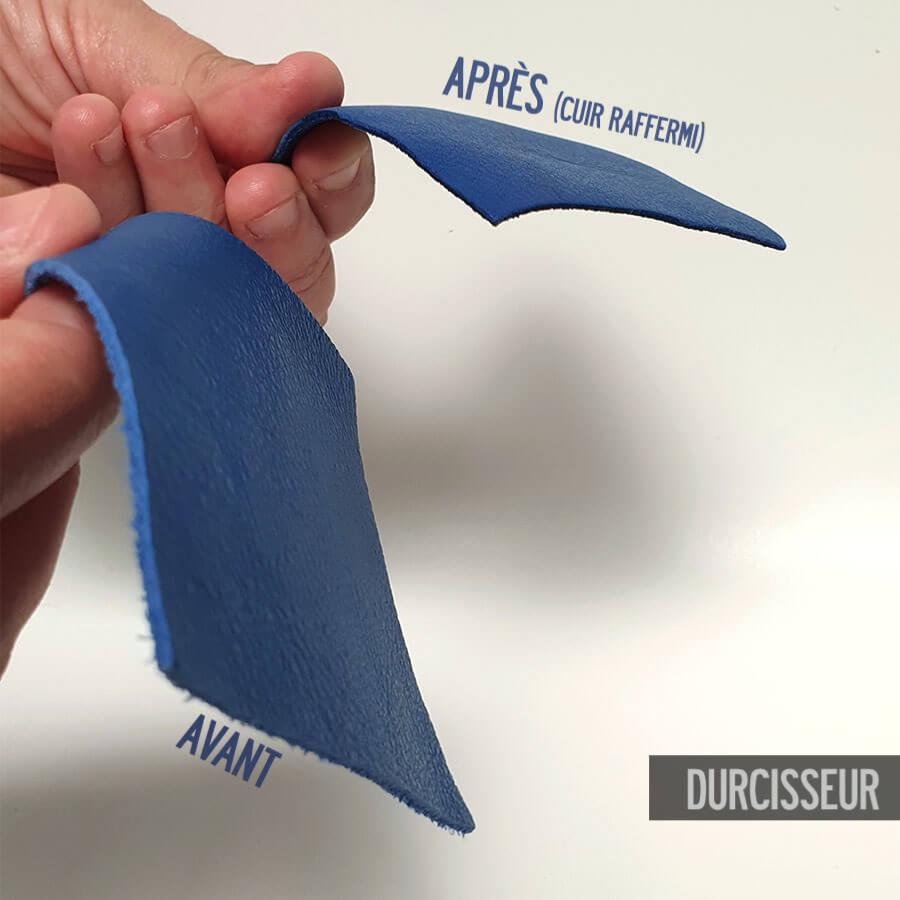 Fixatif durcisseur pour finition de cuir Deco Cuir, crème solide pour renforcer et protéger le cuir.