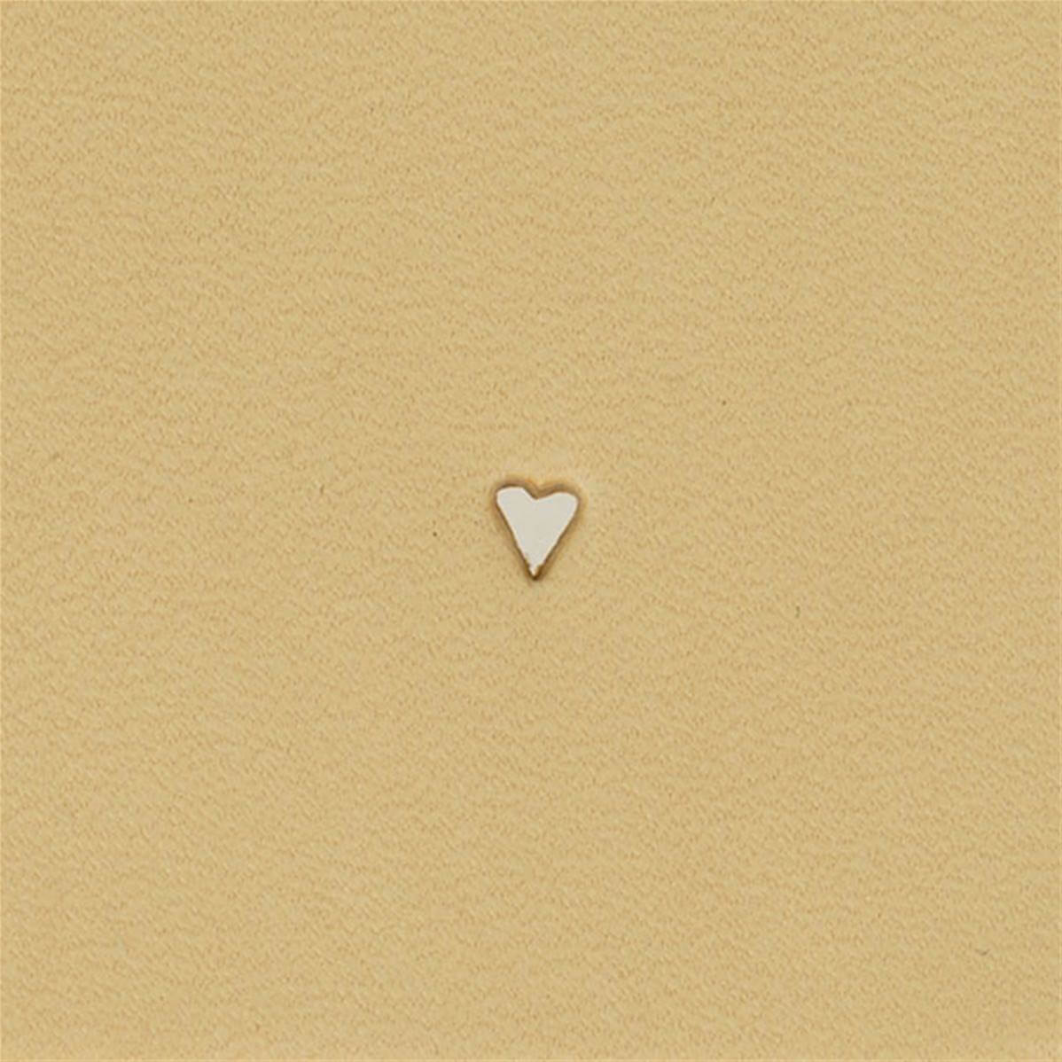 Outil emporte-pièce de précision en forme de cœur, diamètre 5 mm, pour travaux de bricolage ou arts créatifs.