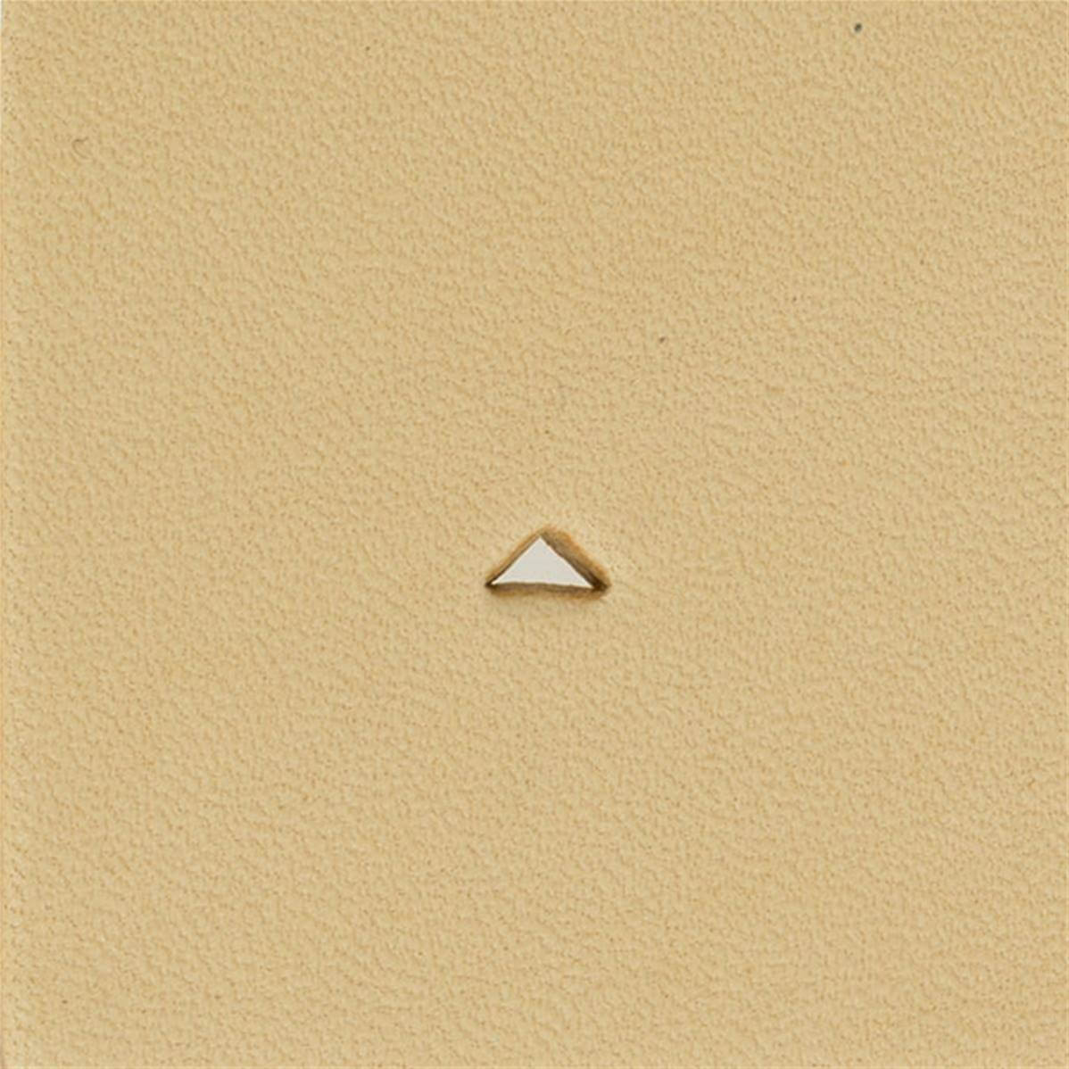 Outil emporte-pièce de précision en forme de triangle, diamètre 5 mm, pour travaux de découpe précis.