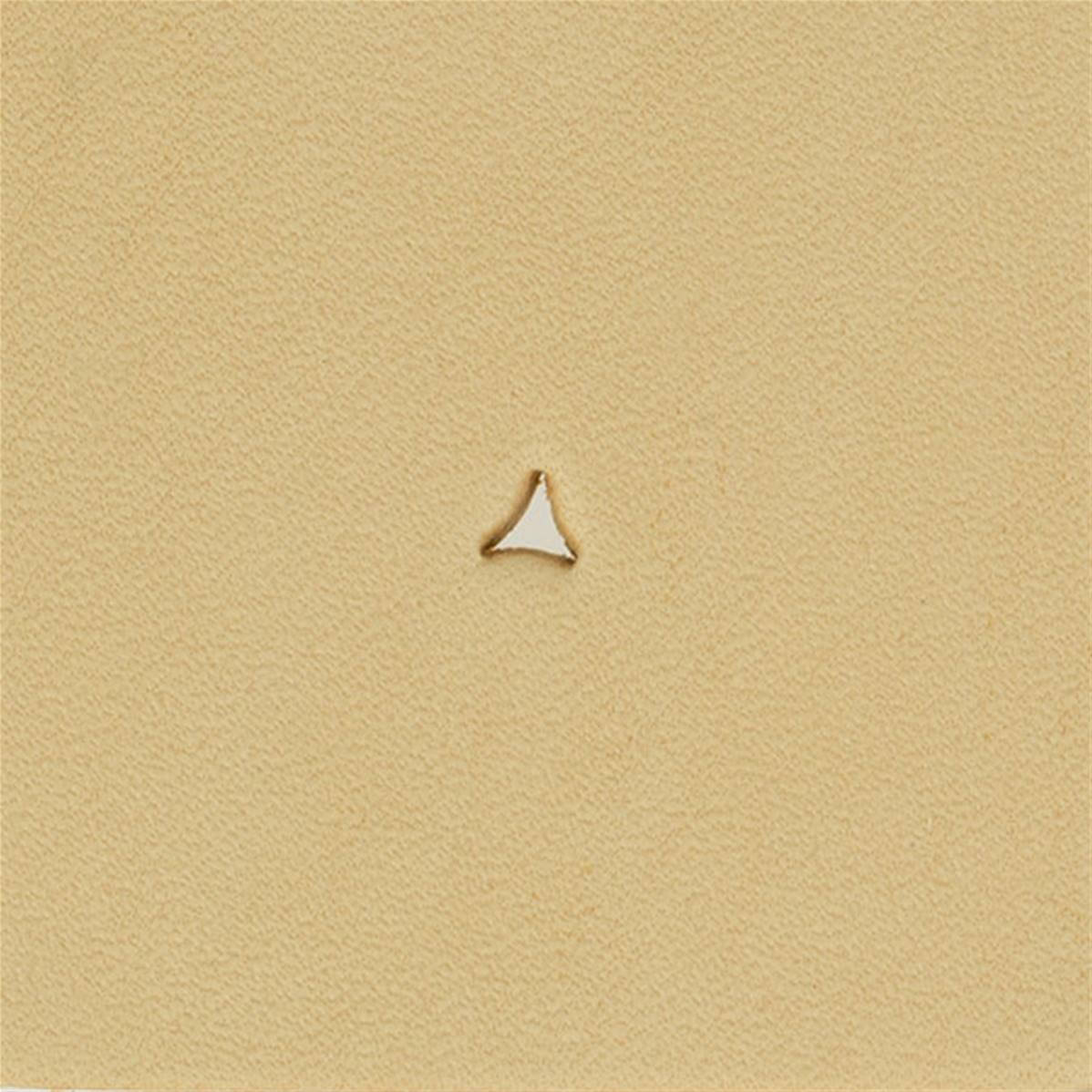 Emporte-pièce de précision en forme de triangle courbe, outil de 5 mm, conçu pour la découpe précise en bricolage.