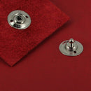 Fermeture autobloquante LOXX STRASS nickelée, accessoire de fixation robuste avec tête large, pour fixation sécurisée.