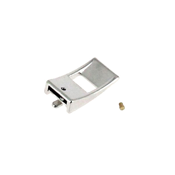 Fermoir pour bracelet nickelé, lanière de 10 mm, créateur de bijoux, montre la fermeture métallique pour bracelet.