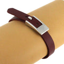 Fermoir pour bracelet nickelé, lanière 10 mm, création de bijoux, image montrant le fermoir en métal pour bracelet.