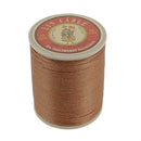 Bobine de 133m de fil de lin câblé glacé AU CHINOIS, couleur bronze 374, pour mercerie et travaux d'aiguille.