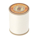 Bobine de 266m de fil de lin AU CHINOIS, retors extra glacé n°24, blanc, pour couture et mercerie.