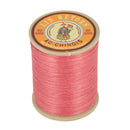 Bobine de 350m de fil de lin AU CHINOIS n°40, retors extra glacé, couleur vieux rose, mercerie.