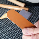 Gabarit de trous ronds pour ceinture en millimètres, outil Deco Cuir pour perforation précise des bouts de ceinture.