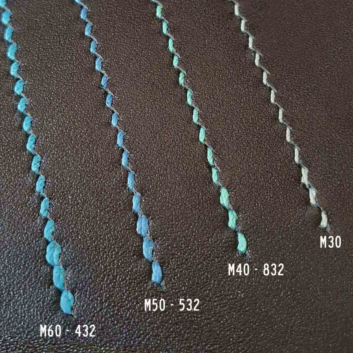 Griffe à frapper de précision Deco Cuir pour outils, avec fil et entraxe de 2,7 mm, en acier robuste.