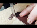 ROUND belt ends template in mm - Deco Cuir
