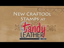 Stamp on handle TANDY LEATHER - Flower - 66144 - K144