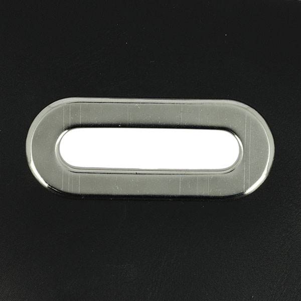 Oeillets à griffes ovales en nickel, lot de 40x9mm, accessoires de décoration pour cuir par Deco Cuir