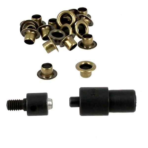 Outils de pose presse d'établi pour œillets de 6 mm, manuel, idéal pour fixer des œillets avec précision.