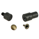 Outil de pose pour rivets à calotte simple, presse d'établi, idéal pour fixer des rivets avec précision et facilité.