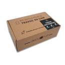 Kit d'outils Deco Cuir pour le travail des tranches de cuir, incluant pinceaux et outils de teinture essentiels.