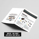 Kit d’outils Deco Cuir pour le travail des tranches, comprenant des outils pour la teinture et la finition du cuir.
