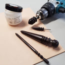 Outils Lissette brunissoir en ébène de la marque Deco Cuir pour travailler et lisser le cuir.