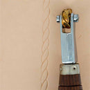 Roulette d'embossage 8091-16 montée sur manche pour outils de décoration en métal, image montrant la roulette et le manche.