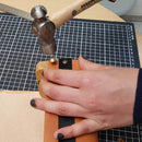 Clous tapissier décoratifs en laiton vieilli de 11 mm avec marteau, accessoires pour décoration intérieure.