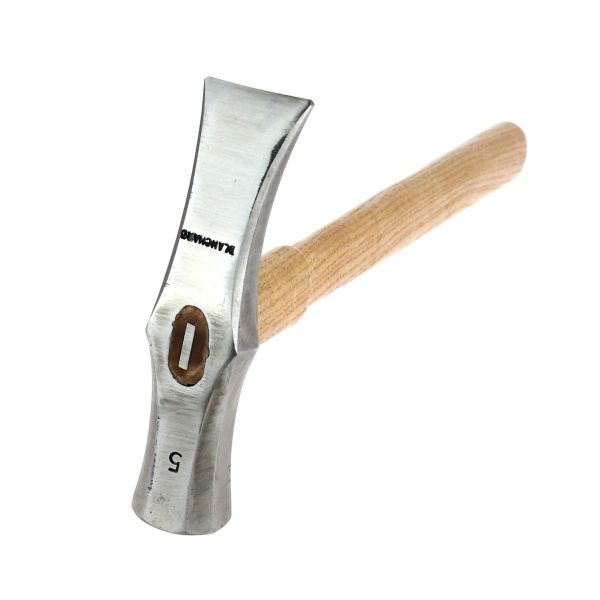 Marteau rivoir Vergez Blanchard, outil de harnacheur avec manche en bois et tête en acier pour travaux précis.
